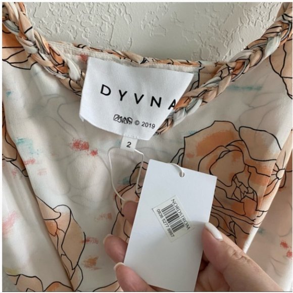 NWT Dyvna Chacha Floral Overlay Dress - Picture 3 of 4